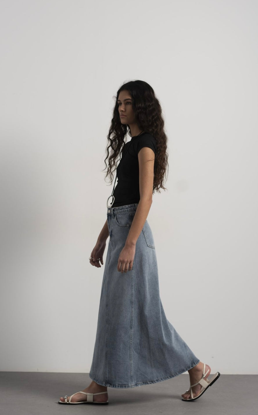Jeans kjol