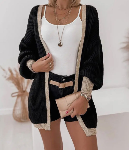 Stickad cardigan