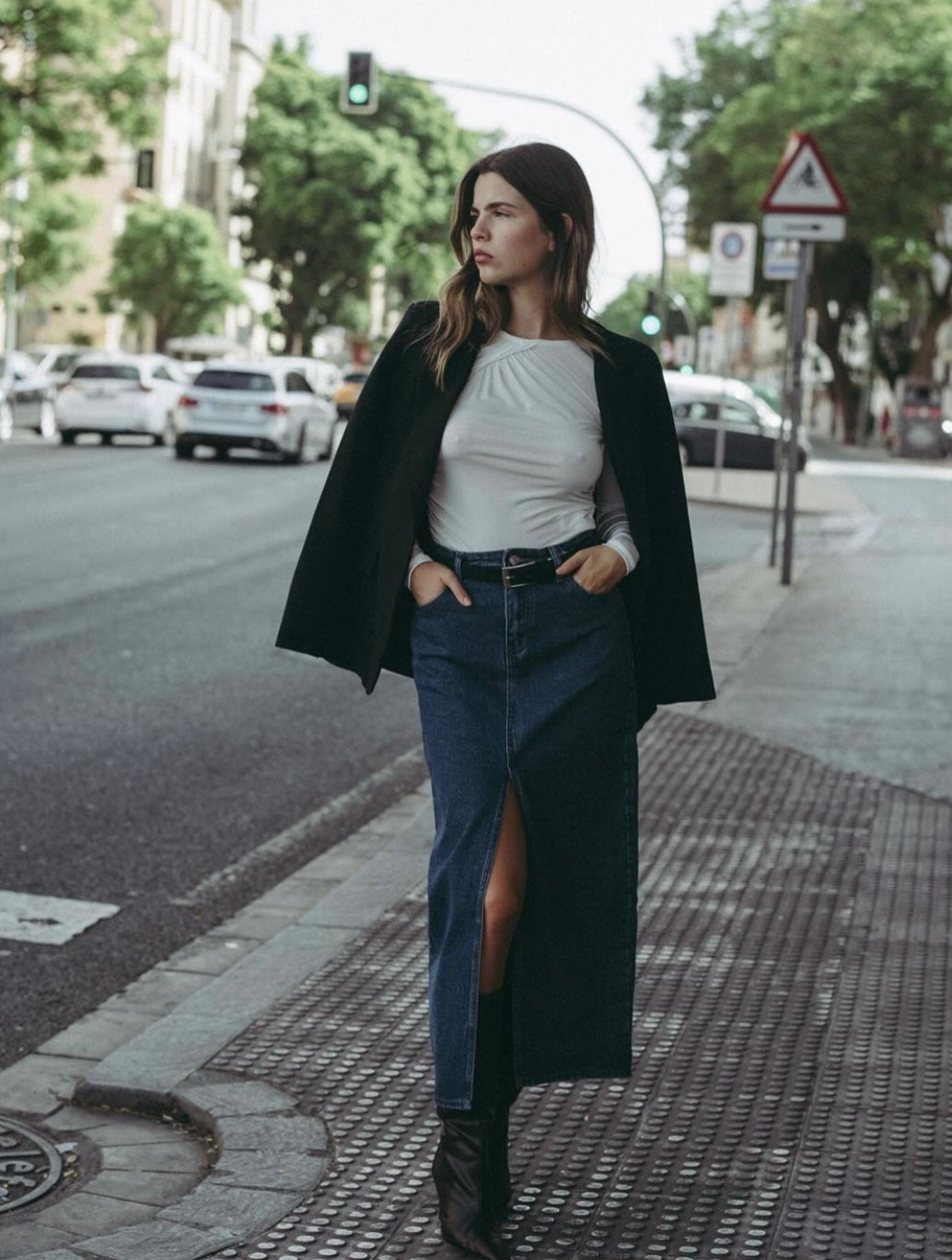 Jeans kjol