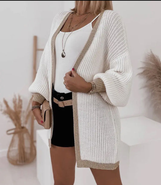 Stickad cardigan